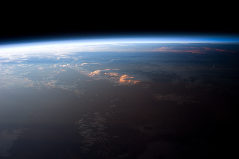 See Sunset from an Astronaut's Perspective